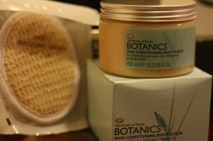 Boots body scrub from collegaues